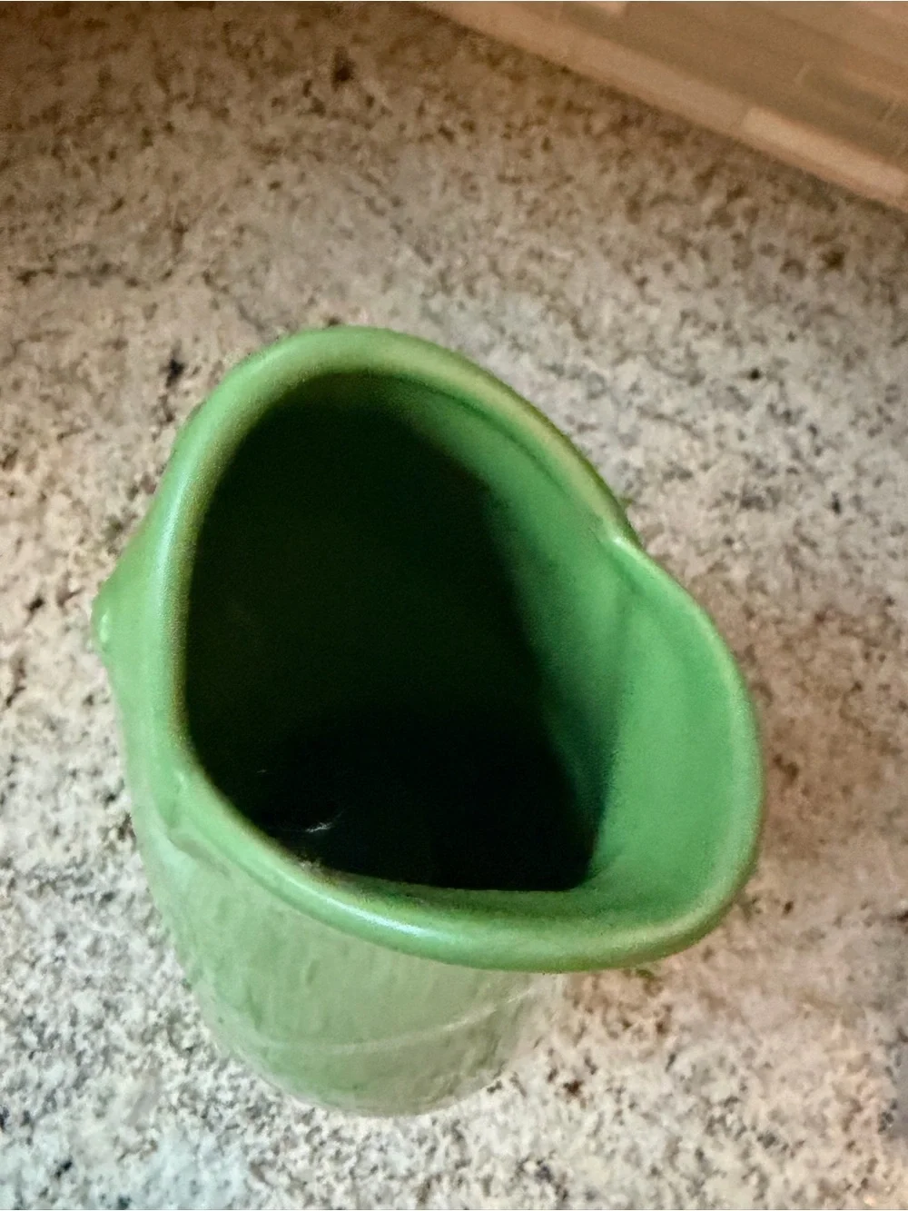 Gurgle Pot fish pitcher green full size